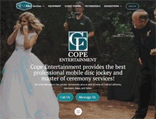 Tablet Screenshot of copeent.com